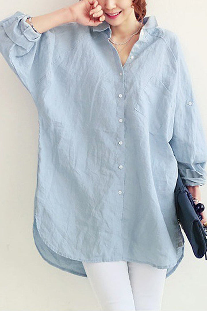 Karina | Oversized Linnen Shirt