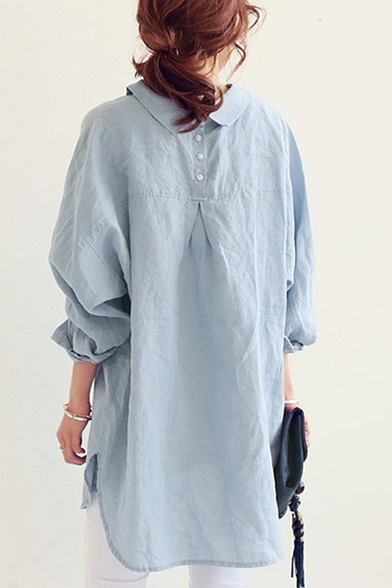 Karina | Oversized Linnen Shirt