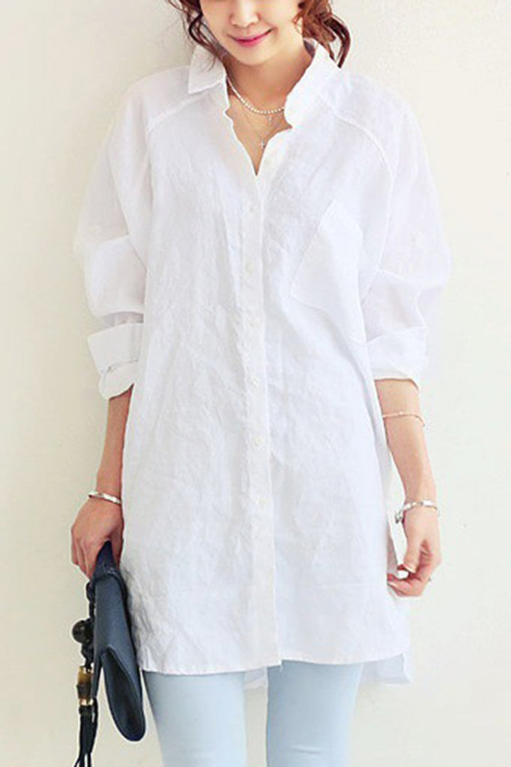 Karina | Oversized Linnen Shirt