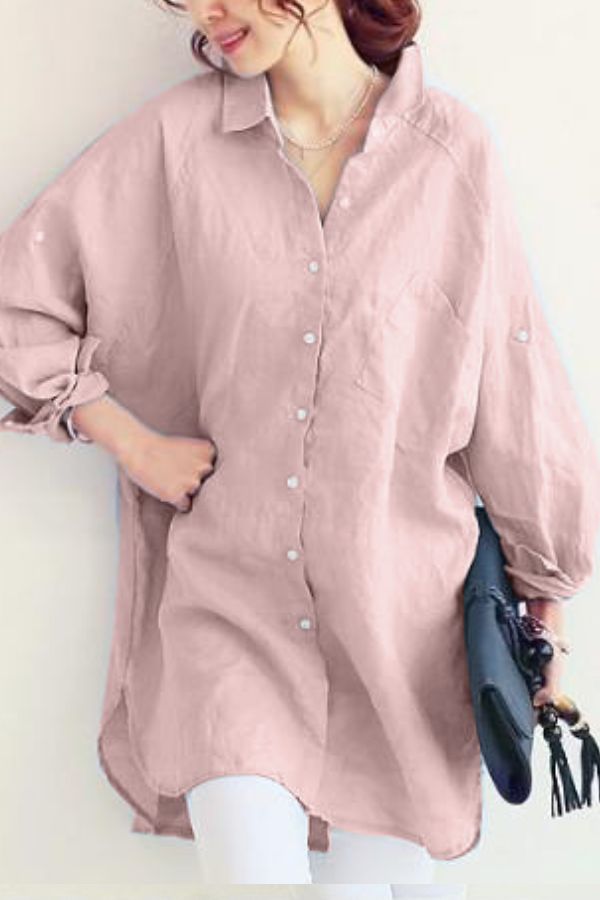 Karina | Oversized Linnen Shirt